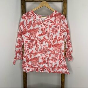 Emily Daniels Floral Print Women's Top M